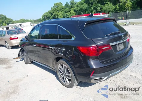 2017 Acura Mdx Advance Package из США, поврежденный, VIN 5FRYD4H83HB030307